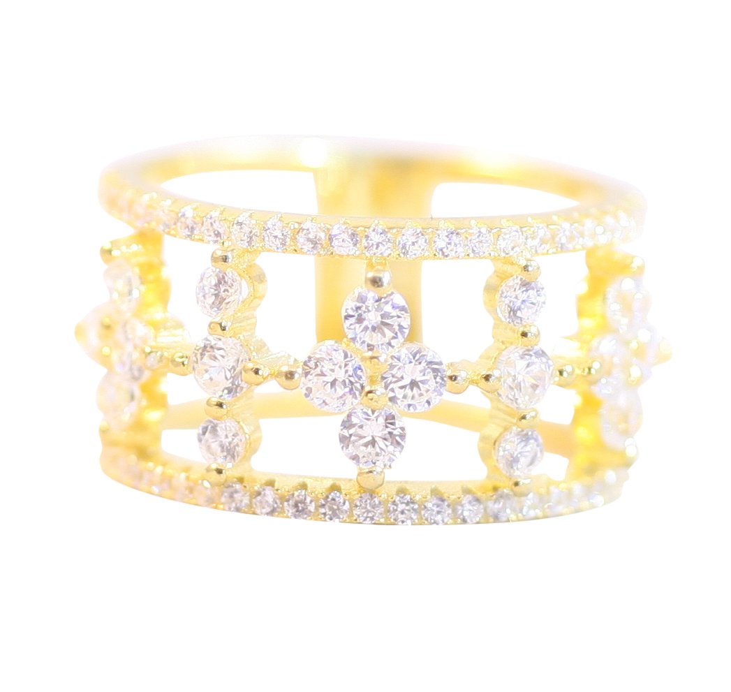 Ring Cubic Zirconia Sterling Silver STR272