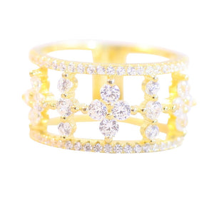 Ring Cubic Zirconia Sterling Silver STR272