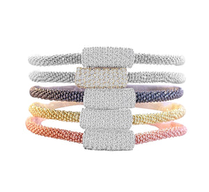 Bracelet  Desirable & Trendy 4mm bead Mesh  689B489