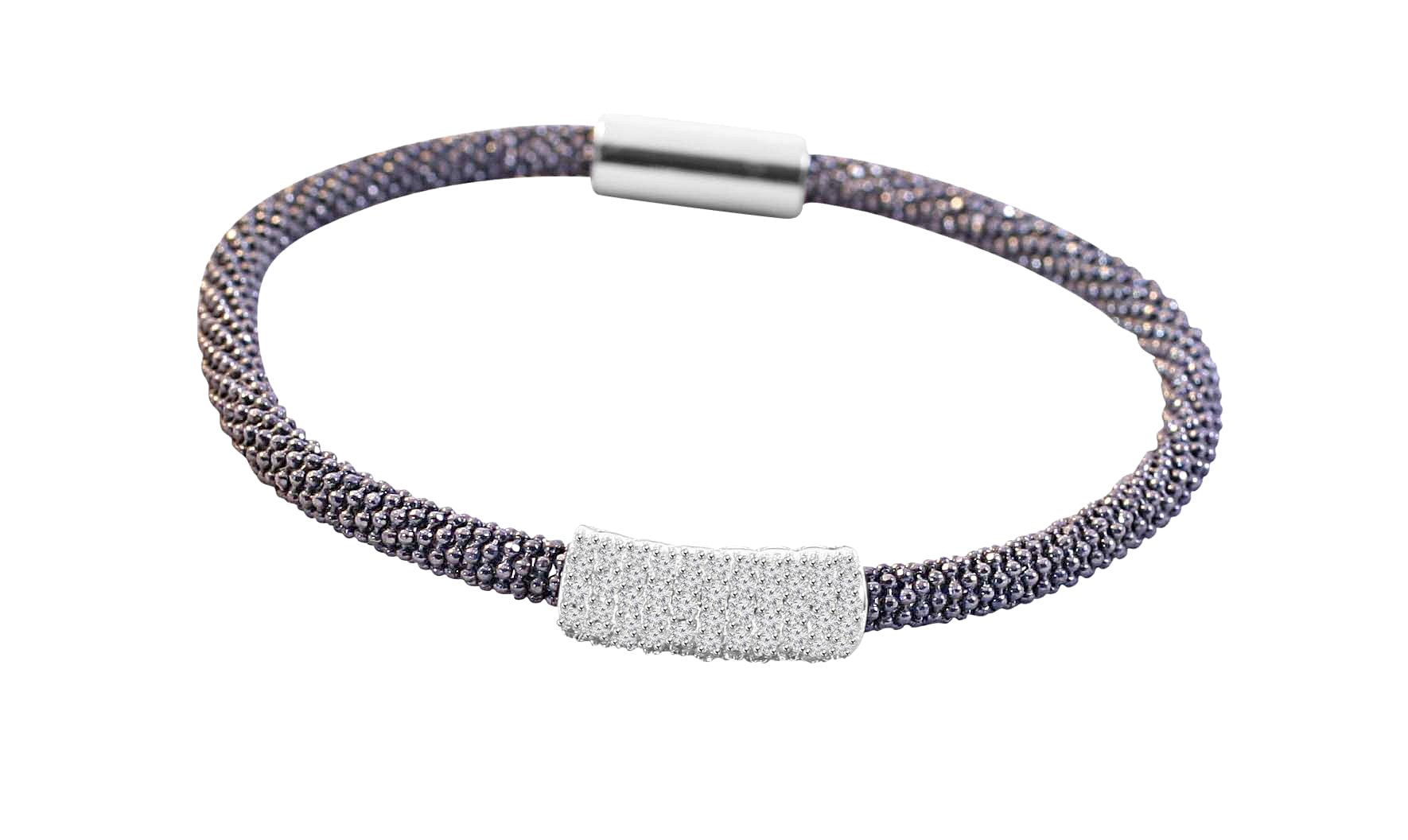 Bracelet  Desirable & Trendy 4mm bead Mesh  689B489