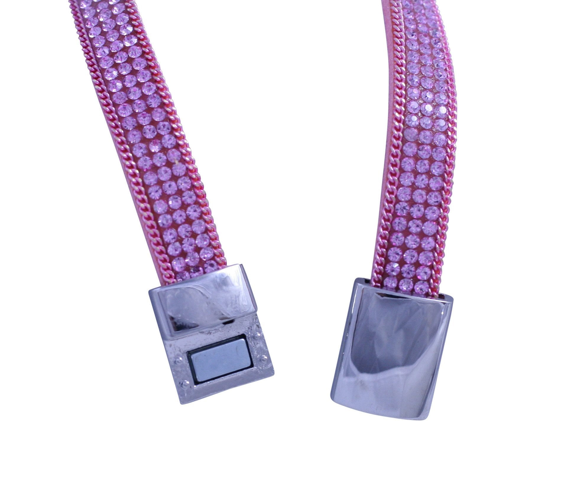 Bracelet Slender double wrap crystal 667B-48