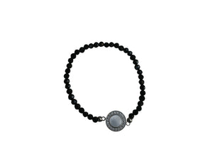 Black Onyx with Rhodium