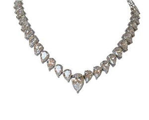 Silver Rhodium Electroplated Necklace