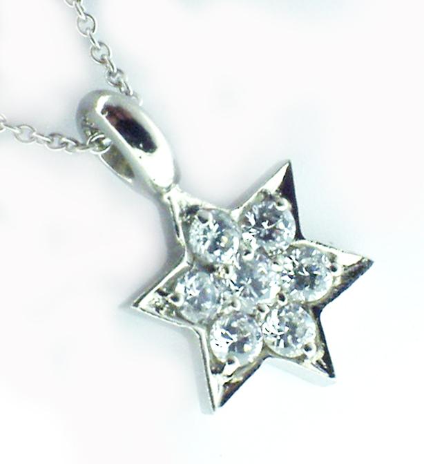Pendant with Star of David S/S LNKC1
