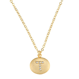 Pendant Matte Pave Clear Crystals RN1234