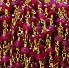 Neklace Baroque genuine pearl on 16" strand of Gold Field Rosary. 678Nx30