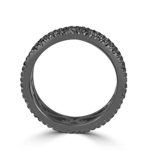Ring Cubic Zirconia Sterling  silver  Eternity band STR-0266