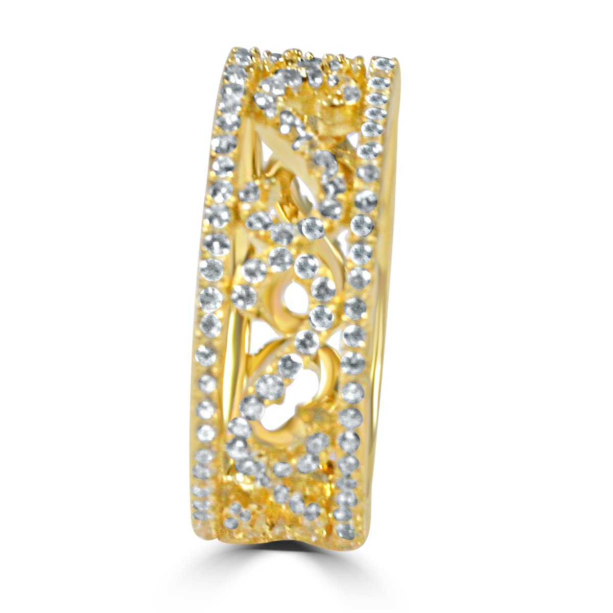 Ring Cubic Zirconia Sterling  silver  Eternity band STR-0266