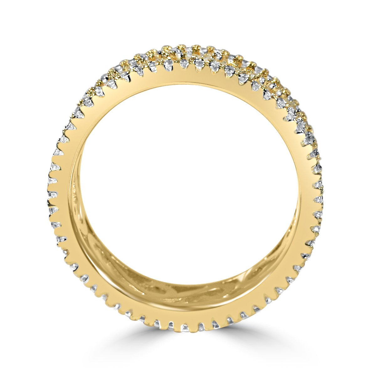 Ring Cubic Zirconia Sterling  silver  Eternity band STR-0266