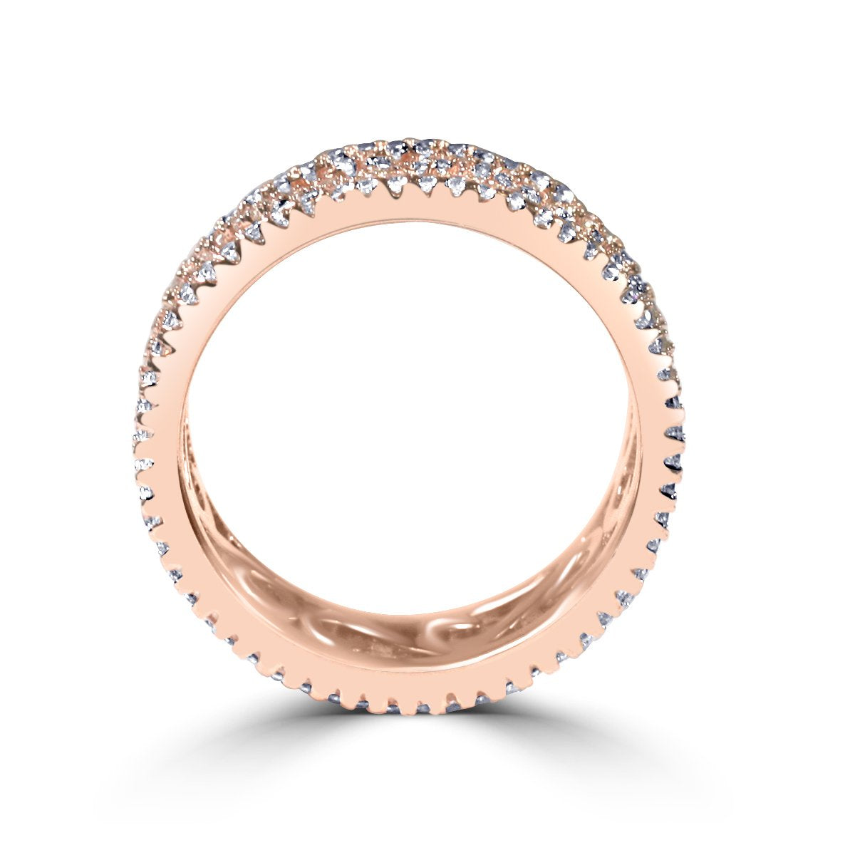 Ring Cubic Zirconia Sterling  silver  Eternity band STR-0266
