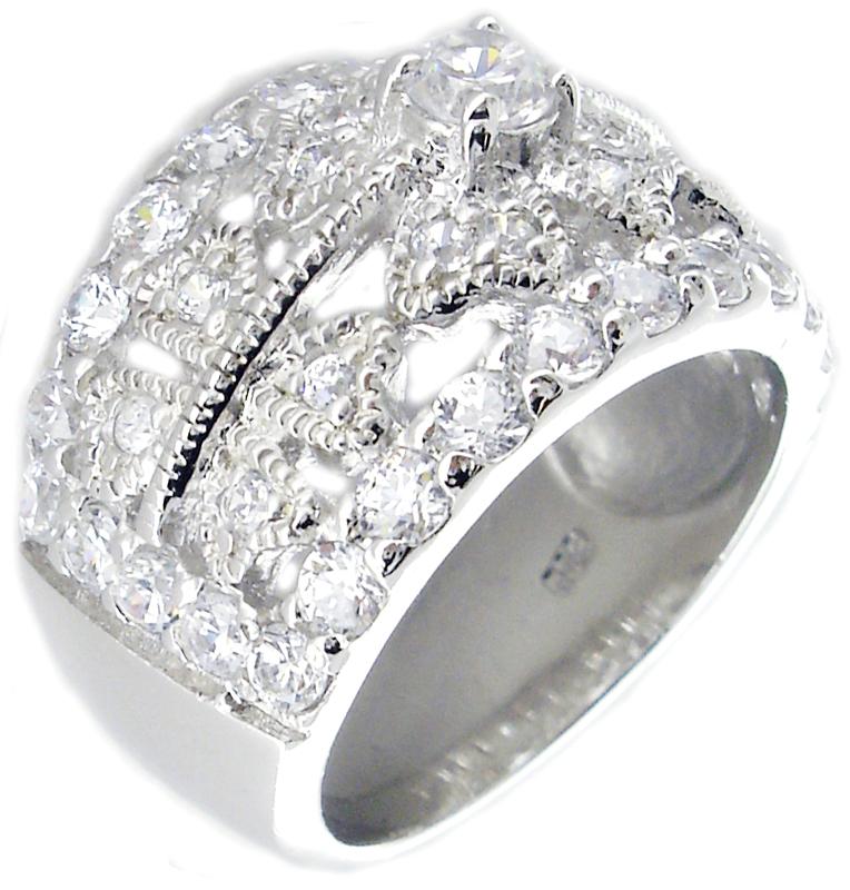 Ring  Cubic Zirconia Sterling silver STR-217