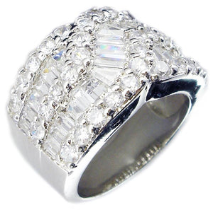 Ring Wide Sterling Silver Band STR237